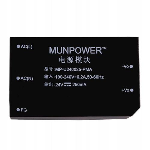 Module d'alimentation 24 V 200 mA 250 mA Interrupteurs Module d'entraînement 45,2 x 28,2 x 15,5 mm