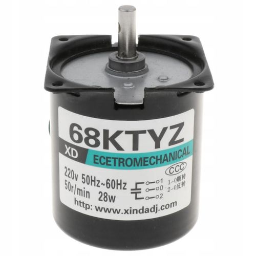 Moteur synchrone basse vitesse 220 V 28 W CW/CCW 50 tr/min