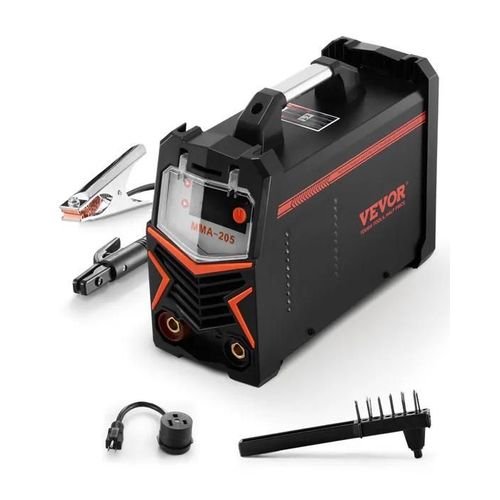 Poste à Souder TIG-VEVOR-205 A-Machine de Soudage 2 en 1-avec Grand Écran LED-avec Onduleur IGBT Démarrage à Chaud Arc Force