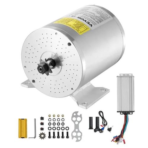 Kit De Moteur Électrique Sans Balais-Vevor-2000 W 48 V 4300 Tr/Min-Avec Contrôleur De Vitesse, Kit De Poignée D'accélérateur-Autre