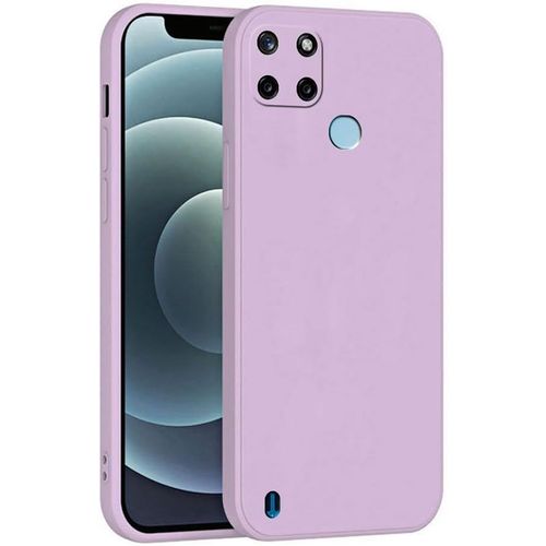 Coque Téléphone Silicone Couleur Unie Compatible Avec Realme C21 - Élégante Et Protectrice