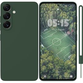 Coque De Protection En Silicone Pour Samsung Galaxy S23 Fe 5g, Pour Samsung Galaxy S23 Fe, Résistant Aux Chocs, Aux Rayures, Antidérapant, Pour Galaxy S23 Fe 5g 6,4"" , Vert Alpin