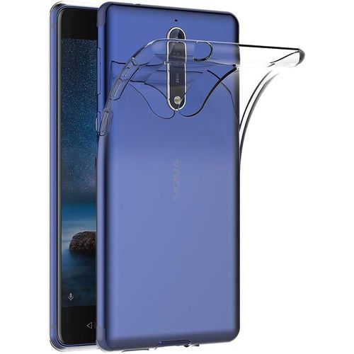 Coque Pour Nokia 8 - Housse Etui Gel Tpu Silicone Transparent Protection Souple Ultra Mince Fine Slim Leger Anti Choc Résistant