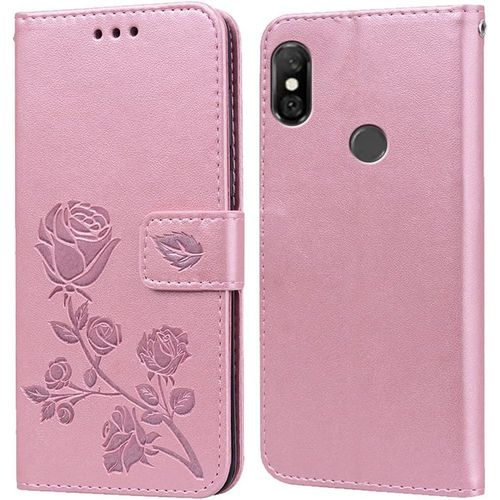 Coque Pour Xiaomi Redmi Note 6 Pro Housse,Fonction De Support,Fente Pour Carte,Silicone Tpu,Flip Étui Case Pour Redmi Note 6 Pro 6.26
