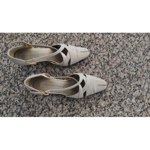 Escarpins  Pointu Bride Pointure 37 Crème