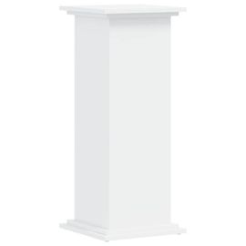 Support Pour Plantes Meuble Fleur 33 X 33 X 80 Cm Bois D'ingénierie Blanc Helloshop26 02_0045154