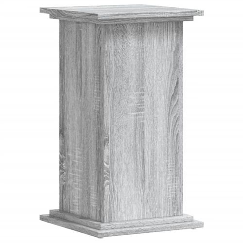Support Pour Plantes Meuble Fleur Sonoma 33 X 33 X 60 Cm Bois D'ingénierie Gris Helloshop26 02_0045180
