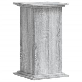 Support Pour Plantes Meuble Fleur Sonoma 33 X 33 X 60 Cm Bois D'ingénierie Gris Helloshop26 02_0045180