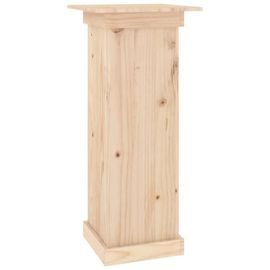 Support À Fleurs Meuble Plante 40 X 40 X 90 Cm Bois De Pin Solide Marron Helloshop26 02_0045207