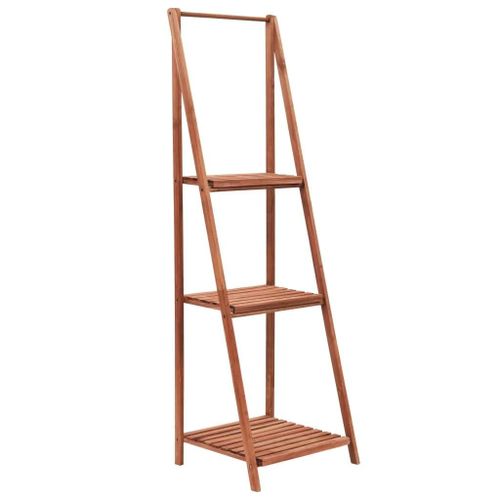 Support Pour Plantes Meuble Fleur Bois De Cèdre 45 X 40 X 145 Cm Marron Helloshop26 02_0045171
