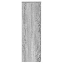 Supports Pour Plantes Meuble Fleurs Lot De 2 Sonoma Bois D'ingénierie Gris Helloshop26 02_0045362