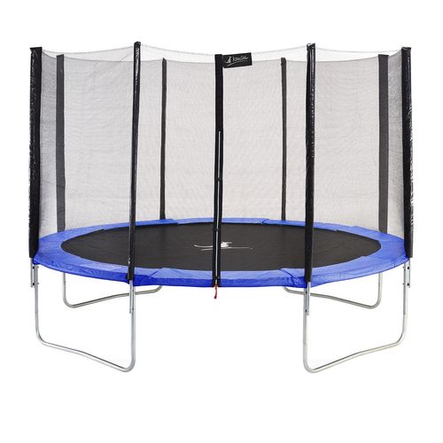 Trampoline Rond Bleu Ø430cm Avec Filet De Protection