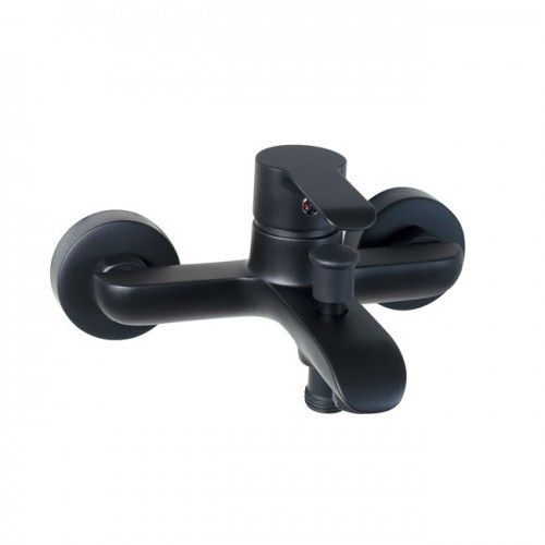 Mitigeur baignoire noir mat - fixation murale - KING SARODIS