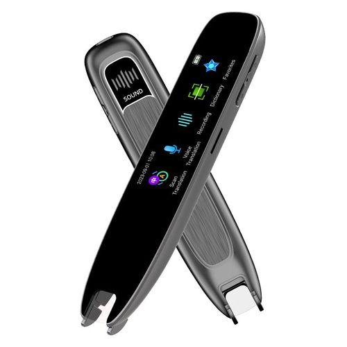 Stylo de traduction à balayage A26S,lecteur développe,Campande langue vocale,dispositif avec écran tactile,WiFi,connexion Hotspot,fonction hors ligne - Type Black