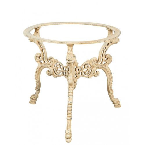 Base De Table En Fonte Avec Finition Antique