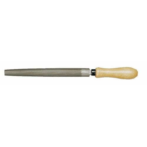 Lime pour métaux tendres demi-ronde 910 à manche bois - bâtarde - 25x7 mm MOB