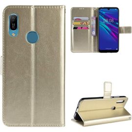 Coque Cuir Pour Huawei Y6s 2019 ,Coque Pour Huawei Y6s 2019 Jat-Lx1 Jat-L21 Jat-Lx3 Jat-L23 Jat-L41/Honor Y6s Jat-L29/Y6 2019/Y6 Prime 2019/Honor 8a Jat-Lx9 Coque Housse Etui Cover Gold