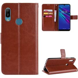 Coque Cuir Pour Huawei Y6s 2019 ,Coque Pour Huawei Y6s 2019 Jat-Lx1 Jat-L21 Jat-Lx3 Jat-L23 Jat-L41/Honor Y6s Jat-L29/Y6 2019/Y6 Prime 2019/Honor 8a Jat-Lx9 Coque Housse Etui Cover Brown