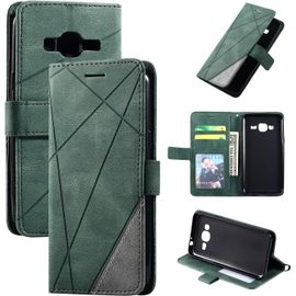 Coque Pour Galaxy J7 2016,Magnétique Etui Housse Pour Samsung Sm J710fz J710fn Dd Galaxy On8 Sm J710f Ds Galaxy J7 2016 Sm J710mn Ds Sm J710fn Ds Sm J710gn Ds Étui Téléphone Green