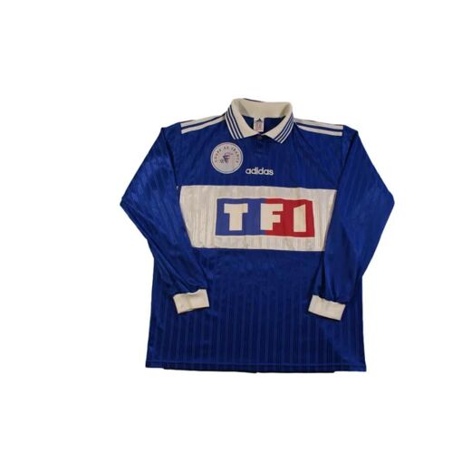 MAILLOT FOOT ADIDAS COUPE DE FRANCE 75° ANNIV TF1 N°7 TAILLE XL/D7 ABIMé EUR 12,99 - FR