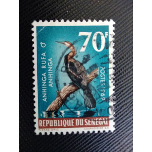 Timbre Senegal Yt 311 Dard Africain - (Anhinga Rufa) 1969 (020409 )