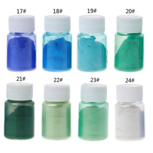 Fine Glitter Mica Poudre Pigment Poudre Pour Savon Peinture Résine Craft 8 Couleurs