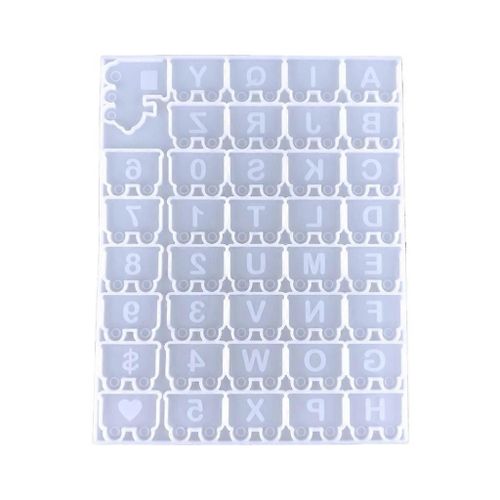 Alphabet Anglais Silicone Moule Numéro Résine Boucles D¿Oreilles Moule Pour La Décoration De La Maison
