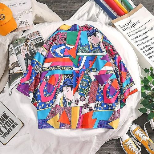 Hommes Imprimer Kimono Cardigan Cardigan Chemise / Chemisier