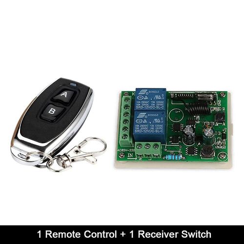 Commutateur de télécommande sans fil Ac 220v 2ch Relay Receiver Module