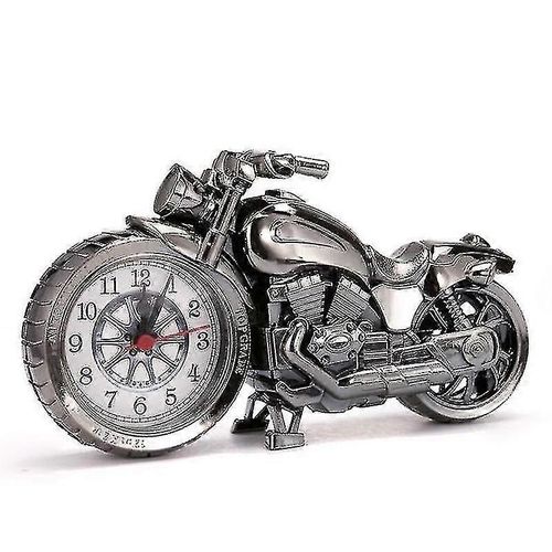 Creative Moto Moto Modèle Réveil Horloge de bureau Creative Home Birthday Gift Cool Clock (le type de roue était aléatoire)