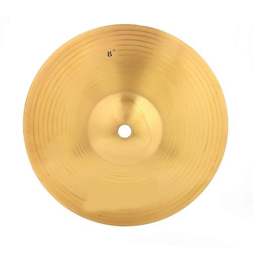Irin Accessoire D¿Instrument De Musique De Cymbale En Laiton Durable De 8 Pouces Pour Batterie