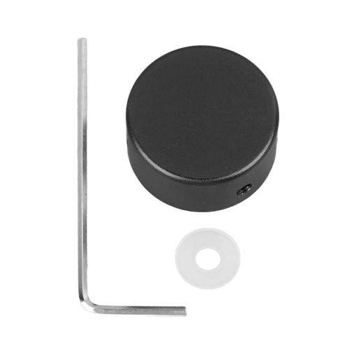 Pédale Footswitch Topper Aluminium Guitare Électrique Spike Protection Effet Pédale Pied Nail Cap Noir
