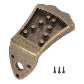 Cordier De Mandoline Pièce De Rechange De Pont En Métal Instruments De Musique Accessoires Bronze