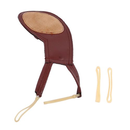 Violon Épaulette Coussin Fait À La Main En Peau De Mouton Douce Violon Mentonnière Couverture Pour La Pratique Marron 1/8 1/16