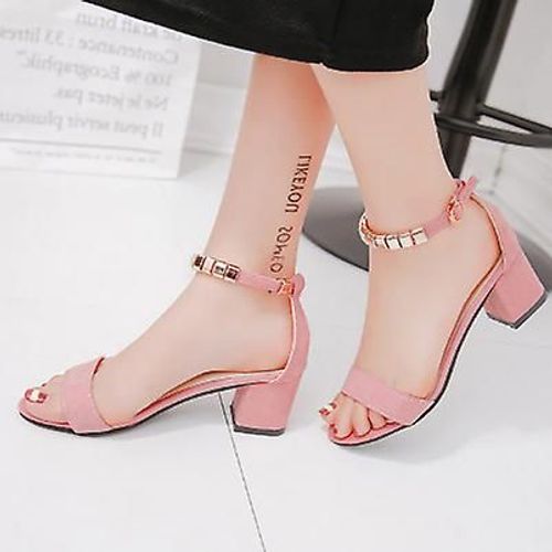 Talons Hauts Des Femmes Automne, Sandales Pointues Flock