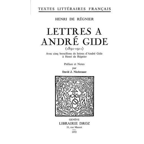Lettres À André Gide