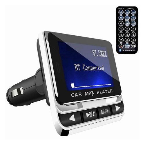 Adaptateur Radio De Lecteur D¿Émetteur Fm Sans Fil Avec Télécommande De Chargeur De Voiture Usb