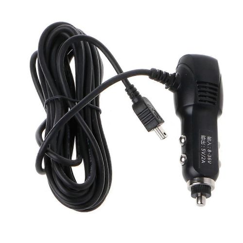Mini Usb Port 5v 2a Adaptateur De Chargeur De Voiture Pour Voiture Dvr Véhicule De Charge Pour W/3.5m