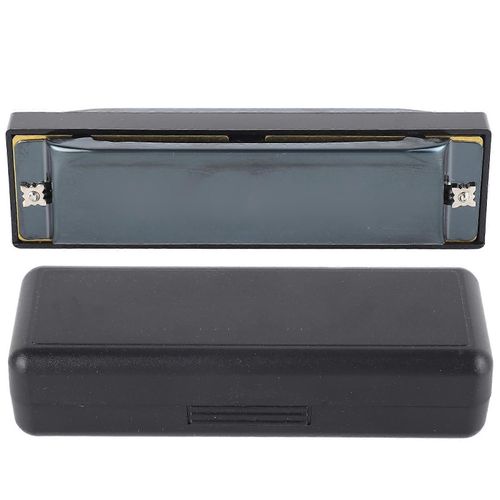 Blues Harmonica C Key 10 Trous Diatonique Orgue À Bouche Instrument À Vent Pour Débutants Noir
