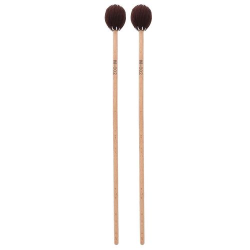 1 Paire De Baguettes De Marimba Baguettes Manche En Hêtre Xylophone Instrument Accessoires Mélangé Yarncoffee