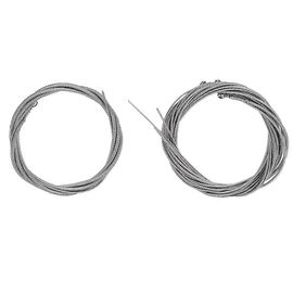 5 Pcs Basse Électrique Cordes En Acier Inoxydable Argent Basse Pièces De Rechange Accessoires