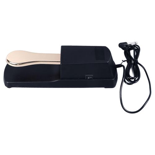 Pédale De Sustain Métal Piano Universel Clavier Électronique Support Instrument Accessoires Or