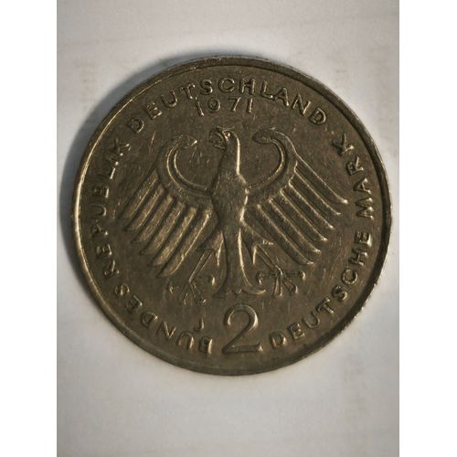 Monnaie Allemagne 2 Mark 1969 J
