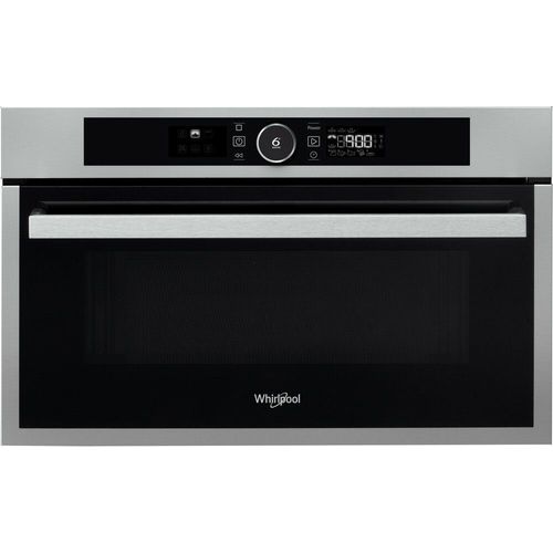 FOUR A MICRO ONDES ENCASTRABLE WHIRLPOOL INOX/NOIR INOX 31L