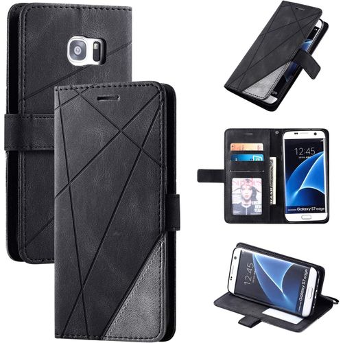 Coque Pour Samsung Galaxy S7 Edge,Coque Pour Samsung Sm-G935l Galaxy S7 Edge/Sm-G935l Sm-G935k Sm-G935f Sm-G935s Sm-G935a Sm-G935p Sm-G935v Sm-G935t Coque Housse Etui Cover Black