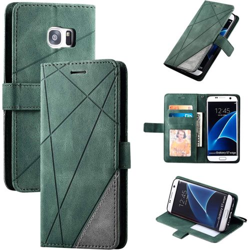 Coque Pour Samsung Galaxy S7 Edge,Coque Pour Samsung Sm-G935l Galaxy S7 Edge/Sm-G935l Sm-G935k Sm-G935f Sm-G935s Sm-G935a Sm-G935p Sm-G935v Sm-G935t Coque Housse Etui Cover Green