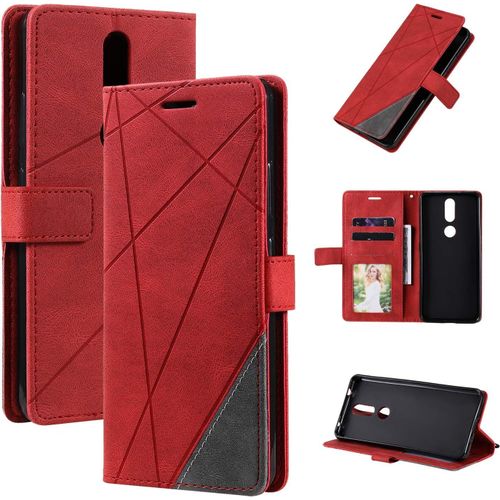 Coque Pour Nokia 2.4magnétique Etui Housse Pour Nokia 2.4magnétique Etui Housse Pour Nokia 2.4 Étui Téléphone Red