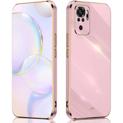 Coque Pour Xiaomi Poco M5s/Xiaomi Redmi Note 10 4g/Xiaomi Redmi Note 10s, Silicone Coloré Case Protégez La Caméra, Étui Ultra-Fin Antichoc Pour Femme Mauve