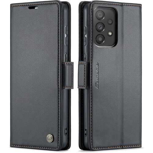 Coque Pour Samsung Galaxy A52s 5g/A52 4g 5g Etui Avec Rfid Blocage , Housse En Premium Cuir Pochette Portefeuille Rabat Clapet Case Porte Carte Magnétique Pour Samsung A52/A52s - Noir