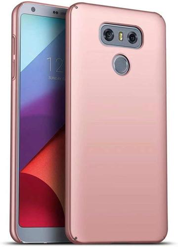Coque Remplacement Pour Lg G6 Étui Pour Téléphone Ultra Mince Anti Rayures Pc Dur Antichoc Cas-Or Rose